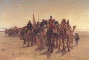 leon belly Pilgrims Going to Mecca (san11) oil painting